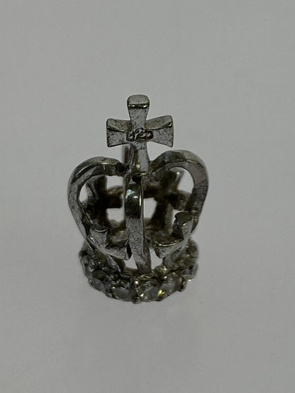【中古品】【メンズ】 SAAD サード CROWN MOTIF NECKLACE ネックレス アクセサリー 191-241116-AS-12-min カラー：シルバー 万代Net店