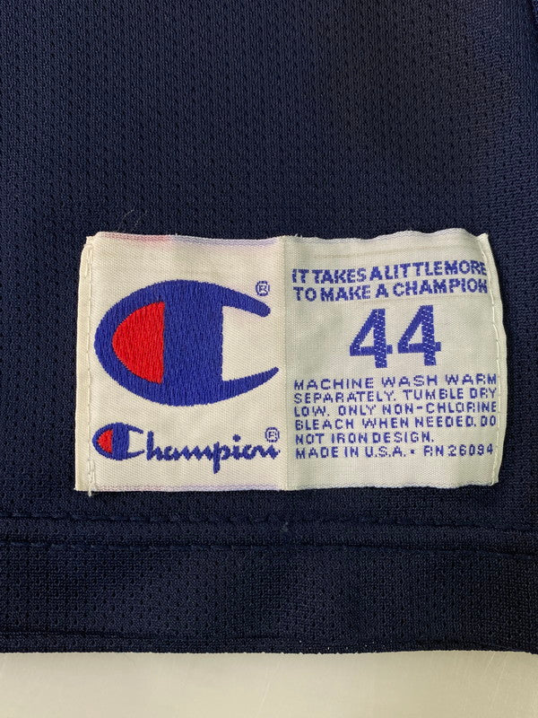 【中古品】【メンズ】 Champion チャンピオン INDIANA  GAME SHIRT インディアナ ゲーム ユニフォーム 146-241031-cn-21-min サイズ：44 カラー：ネイビー系 万代Net店