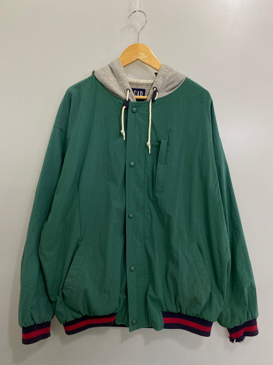 【中古品】【メンズ】 OLD GAP オールドギャップ NYLON JACKET ナイロンジャケット 146-241031-cn-23-min サイズ：L カラー：グリーン系 万代Net店