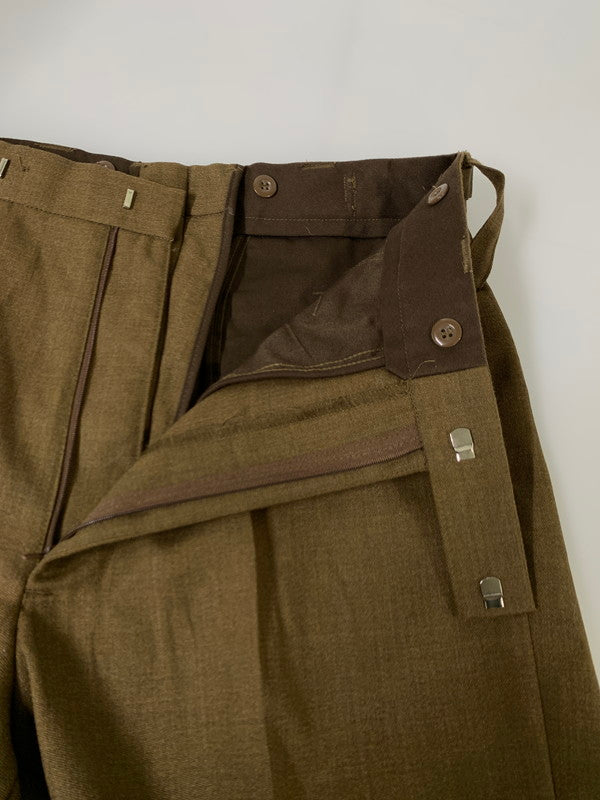 【中古品】【メンズ】  BRITISH ARMY ブリティッシュ アーミー 8405-99-983-1258 BARRACK DRESS TROUSERS 157-241103-cn-10-min サイズ：80 カラー：ブラウン 万代Net店