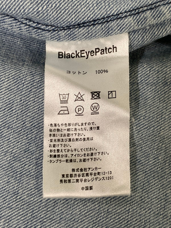 【中古品】【メンズ】  BLACKEYE PATCH ブラックアイパッチ デニムブルゾン アウター 142-241029-me-24-min サイズ：M カラー：インディゴ 万代Net店