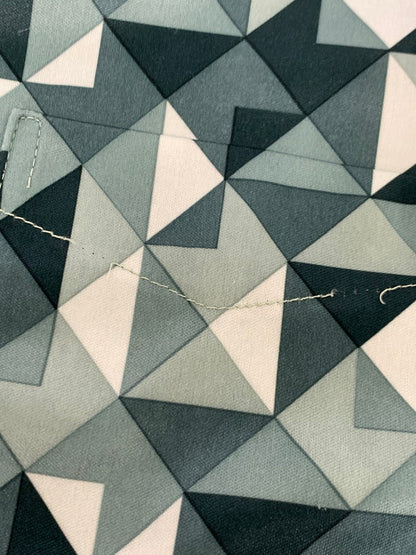 【現状渡し品】【メンズ】 SPIRE スパイアー USA製 70S POLYESTER OPEN COLLAR SHIRT 70年代 ポリエステル オープンカラーシャツ メンズシャツ 長袖 カルフォルニア 146-241031-em-13-min サイズ：L カラー：グリーン系 万代Net店