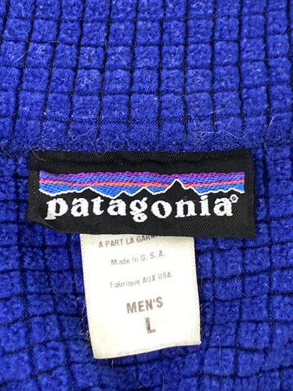 【中古品】【メンズ】 patagonia パタゴニア 40102F4 R1 レギュレーター フラッシュプルオーバー アウター 144-241104-me-23-min サイズ：L カラー：ブルー 万代Net店