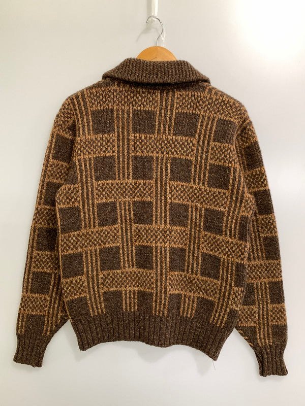 【中古品】【メンズ】 TOKYO CROSS 東京クロス 70S SINGLE KNIT JACKET ７０年代 シングル ニット ジャケット 146-241031-em-10-min サイズ：M カラー：ブラウン系 万代Net店