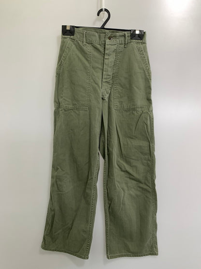 【中古品】【メンズ】  U.S.ARMY ユーエスアーミー 50S M-47 HBT BAKER PANTS 50年代 M-47 HBT ベイカーパンツ メンズパンツ ボタンフライ 157-241031-em-24-min カラー：オリーブグリーン 万代Net店