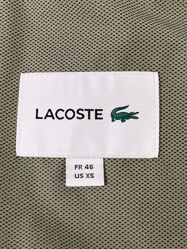 【中古美品】【メンズ】 LACOSTE ラコステ LACOSTE 2.5レイヤースイングトップジャケット  BH063EL ナイロンジャケット メンズアウター 147-241031-em-17-min サイズ：XL カラー：カーキオリーブ 万代Net店