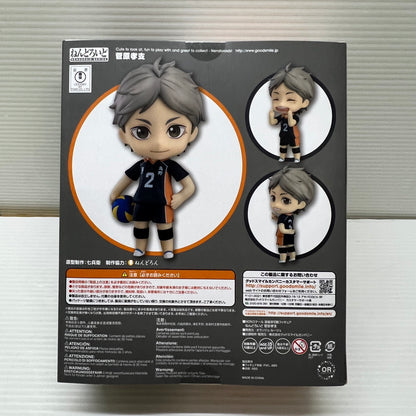 【中古品】 ねんどろいど 菅原孝支 「ハイキュー!! 烏野高校 VS 白鳥沢学園高校」フィギュア グッドスマイルカンパニー 051-251209-em-07-min 万代Net店