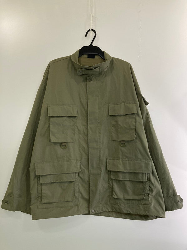 【中古品】【メンズ】  ABU GARCIA MILITARY JACKET アブガルシア ミリタリージャケット アウター 147-241113-yn-17-min サイズ：XL カラー：オリーブグリーン 万代Net店