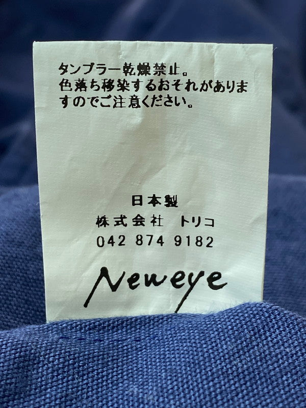 【中古品】【メンズ】  NEWEYE ニューアイ NE21W003 GARDEN SHIRT ガーデンシャツ 140-241030-ks-35-min サイズ：F カラー：ネイビー 万代Net店