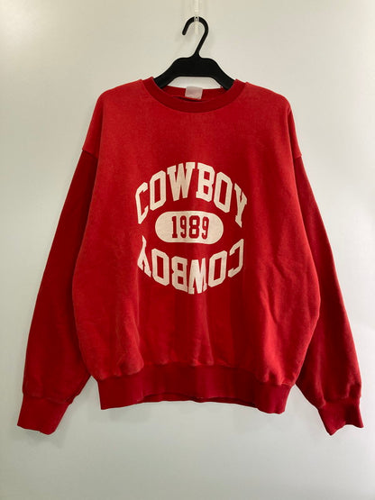 【中古品】【メンズ】 JOURNAL STANDARD ジャーナルスタンダード 24SS CAPSULE SWEAT HMNJSM-24SS-01SW クルーネック スウェットシャツ トレーナー トップス 147-241113-yn-24-min サイズ：L カラー：レッド 万代Net店