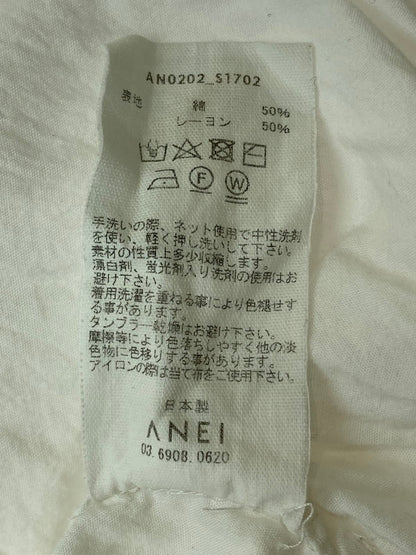 【中古品】【メンズ】  ANEI アーネイ L S SHIRT 長袖シャツ  140-241117-ks-02-min サイズ：不明 カラー：ホワイト 万代Net店