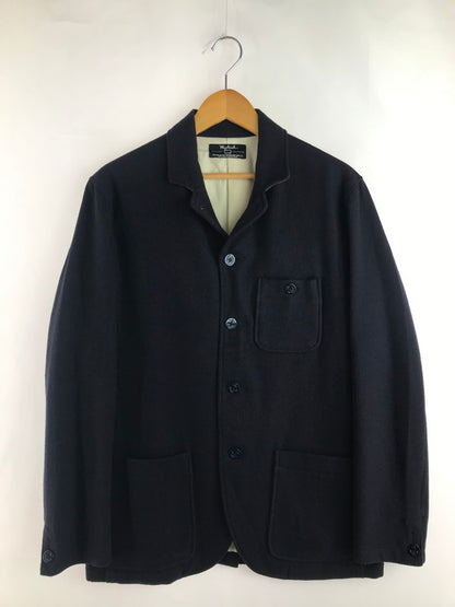 【中古品】【メンズ】 WOOLRICH WOOLEN MILLS ウールリッチウーレンミルズ WOOLRICH WOOLEN MILLS ウールリッチ ウーレンミルズ WOOL JACKET ウールジャケット アウター 144-251027-na-19-tag サイズ：サイズ表記なし 下記参照 カラー：ネイビー 万代Net店