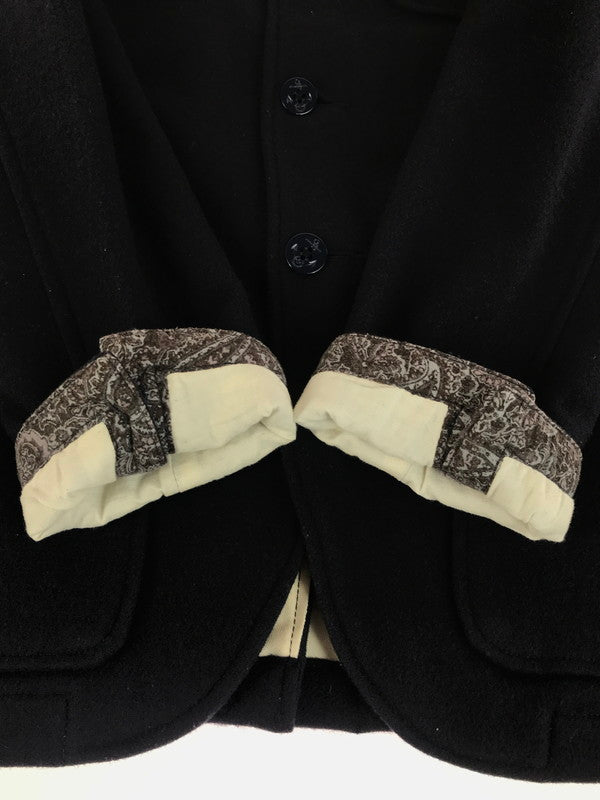 【中古品】【メンズ】 WOOLRICH WOOLEN MILLS ウールリッチウーレンミルズ WOOLRICH WOOLEN MILLS ウールリッチ ウーレンミルズ WOOL JACKET ウールジャケット アウター 144-251027-na-19-tag サイズ：サイズ表記なし 下記参照 カラー：ネイビー 万代Net店