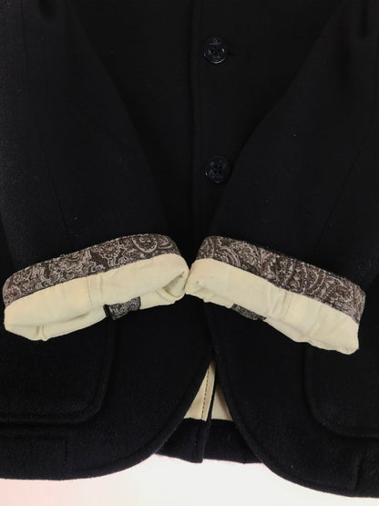 【中古品】【メンズ】 WOOLRICH WOOLEN MILLS ウールリッチウーレンミルズ WOOLRICH WOOLEN MILLS ウールリッチ ウーレンミルズ WOOL JACKET ウールジャケット アウター 144-251027-na-19-tag サイズ：サイズ表記なし 下記参照 カラー：ネイビー 万代Net店