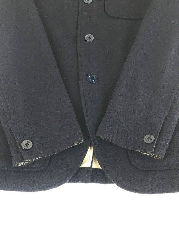 【中古品】【メンズ】 WOOLRICH WOOLEN MILLS ウールリッチウーレンミルズ WOOLRICH WOOLEN MILLS ウールリッチ ウーレンミルズ WOOL JACKET ウールジャケット アウター 144-251027-na-19-tag サイズ：サイズ表記なし 下記参照 カラー：ネイビー 万代Net店