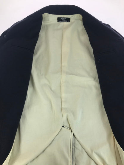 【中古品】【メンズ】 WOOLRICH WOOLEN MILLS ウールリッチウーレンミルズ WOOLRICH WOOLEN MILLS ウールリッチ ウーレンミルズ WOOL JACKET ウールジャケット アウター 144-251027-na-19-tag サイズ：サイズ表記なし 下記参照 カラー：ネイビー 万代Net店