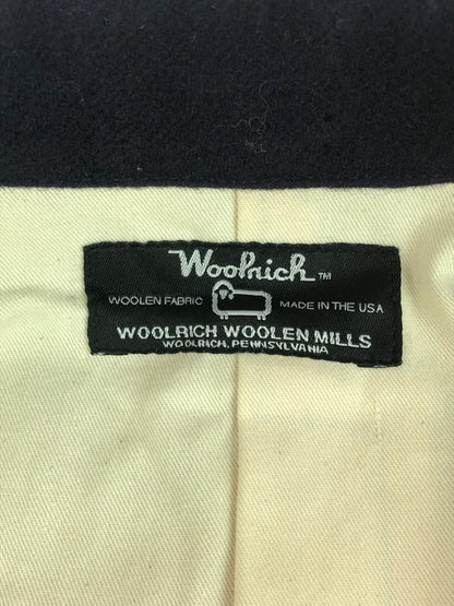 【中古品】【メンズ】 WOOLRICH WOOLEN MILLS ウールリッチウーレンミルズ WOOLRICH WOOLEN MILLS ウールリッチ ウーレンミルズ WOOL JACKET ウールジャケット アウター 144-251027-na-19-tag サイズ：サイズ表記なし 下記参照 カラー：ネイビー 万代Net店