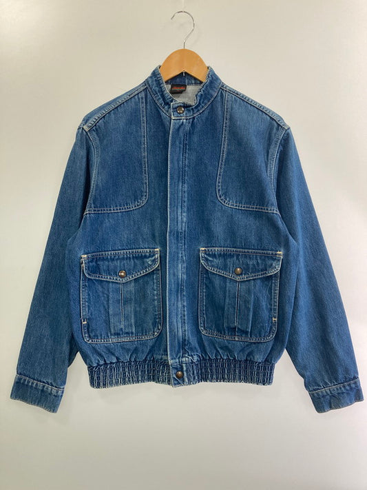【中古品】【メンズ】 LEVI’S MOVIN ON リーバイスムービンオン 80S ”ROBIN ZIP” DENIM FULL ZIP JACKET デニムジャケット アウター 146-241102-AS-43-min サイズ：M カラー：インディゴ 万代Net店