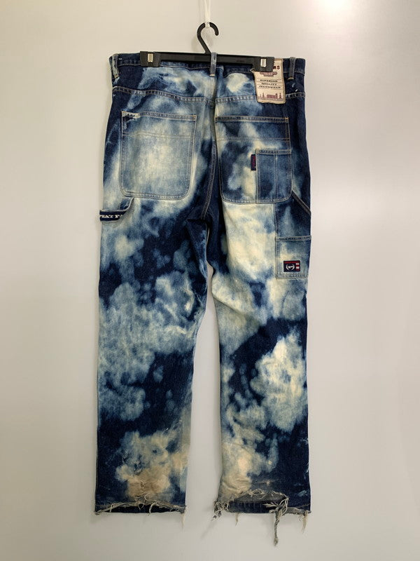 【中古品】【メンズ】  PHAT FARM ファットファーム BLEACH DENIM CARGO PANTS OP491401 ブリーチ デニム カーゴパンツ メンズ ジーンズ 157-241031-em-22-min サイズ：40×34 カラー：インディゴ 万代Net店