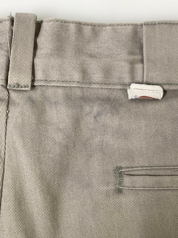 【現状渡し品】【メンズ】 Dickies ディッキーズ 80’S WORK PANT ちびタグ 80年代 ワークパンツ メンズパンツ  157-241031-em-23-min サイズ：34 カラー：ベージュ 万代Net店