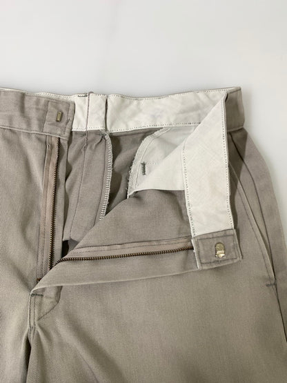 【現状渡し品】【メンズ】 Dickies ディッキーズ 80’S WORK PANT ちびタグ 80年代 ワークパンツ メンズパンツ  157-241031-em-23-min サイズ：34 カラー：ベージュ 万代Net店