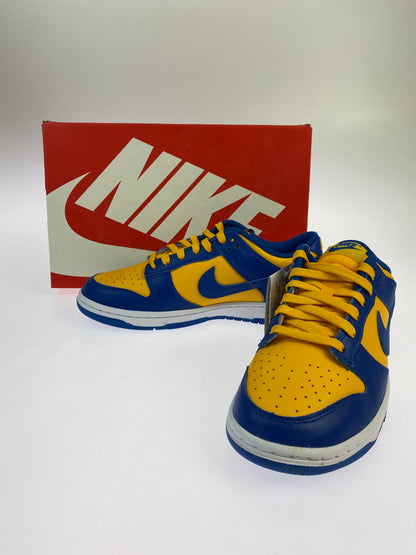 【中古美品】【メンズ/レディース】 NIKE ナイキ DD1391-402 DUNK LOW BLUE Jay AND UNIVERSITY GOLD 靴 シューズ スニーカー 160-241103-AS-12-min サイズ：26cm カラー：ブルー/イエロー 万代Net店