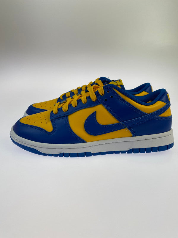 【中古美品】【メンズ/レディース】 NIKE ナイキ DD1391-402 DUNK LOW BLUE Jay AND UNIVERSITY GOLD 靴 シューズ スニーカー 160-241103-AS-12-min サイズ：26cm カラー：ブルー/イエロー 万代Net店