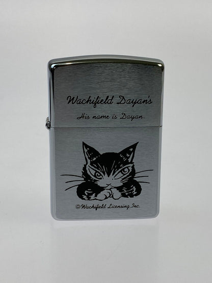 【中古美品】【メンズ/レディース】 ZIPPO ジッポ WACHIFIELD DAYAN’S わちふぃーるど ダヤン オイルライター 206-241114-yn-21-min カラー：シルバー 万代Net店