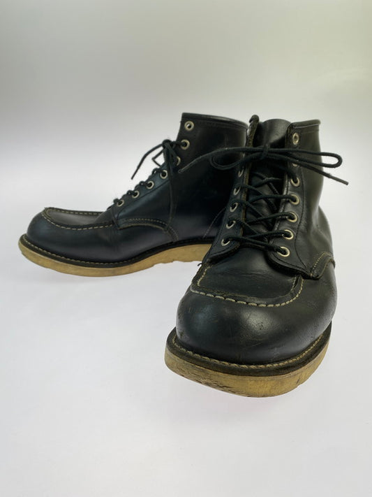 【中古品】【メンズ】 RED WING レッドウィング IRISH SETTER 6' MOC-TOE6 8179 アイリッシュセッター 6インチ モックトゥ クラシック メンズブーツ 靴 レザー 164-241104-em-9-min サイズ：27cm カラー：ブラック 万代Net店