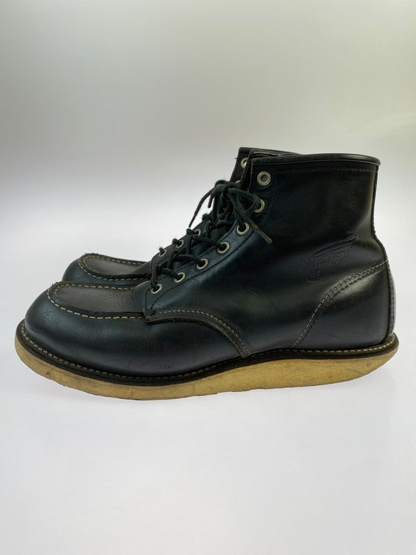 【中古品】【メンズ】 RED WING レッドウィング IRISH SETTER 6' MOC-TOE6 8179 アイリッシュセッター 6インチ モックトゥ クラシック メンズブーツ 靴 レザー 164-241104-em-9-min サイズ：27cm カラー：ブラック 万代Net店