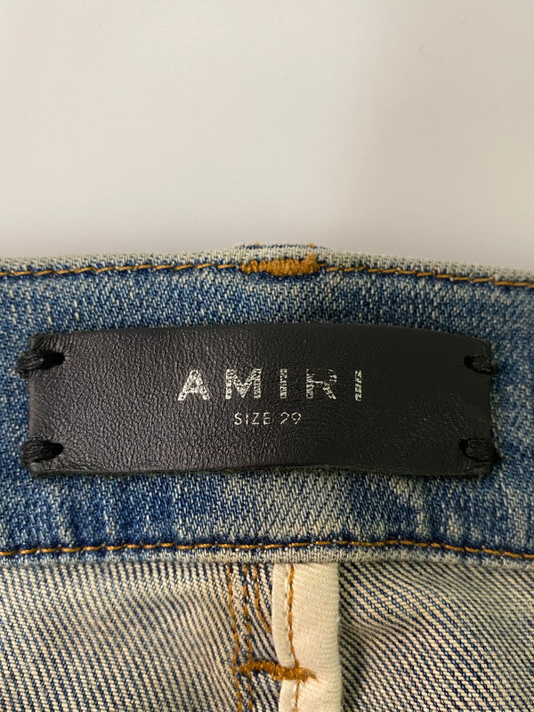 【中古品】【メンズ】  AMIRI アミリ MBTHR-DES THRASHER JEAN スラッシャージーンズ デニムパンツ  152-241031-cn-2-min サイズ：29 カラー：インディゴ 万代Net店