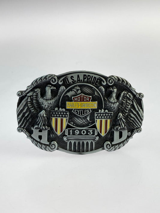 【中古品】【メンズ】 HARLEY DAVIDSON ハーレーダビッドソン VINTAGE RAINTREE USA 1903 BELT BUCKLE ベルト バックル 208-241128-me-20-min カラー：シルバー系 万代Net店