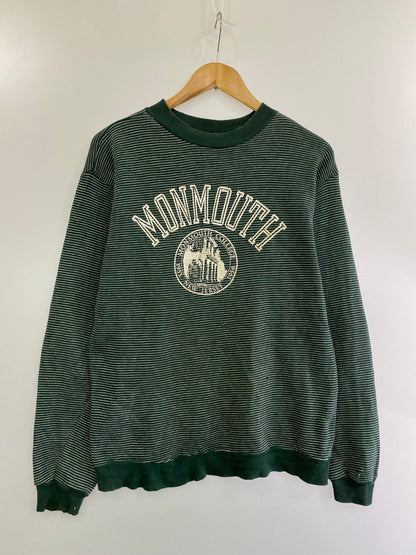 【現状渡し品】【メンズ】 Champion チャンピオン 60'S PRODUCTSタグ ピンボーダーカットソー 長袖トップス 146-241104-me-40-min サイズ：L カラー：グリーン 万代Net店