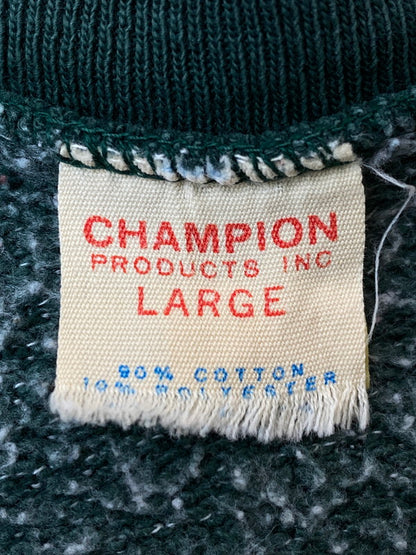 【現状渡し品】【メンズ】 Champion チャンピオン 60'S PRODUCTSタグ ピンボーダーカットソー 長袖トップス 146-241104-me-40-min サイズ：L カラー：グリーン 万代Net店