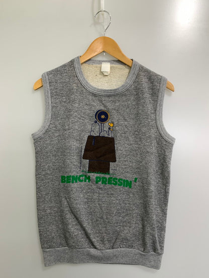 【中古品】【メンズ】  USED 70-80'S PEANUTS ノースリーブTシャツ ピーナッツ タンクトップ トップス 146-241104-me-30-min カラー：グレー 万代Net店