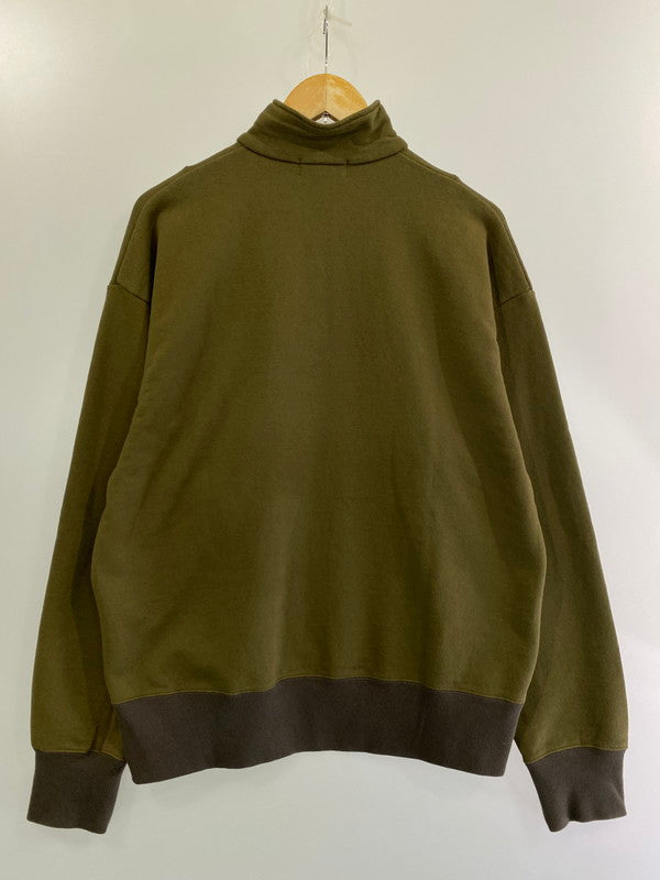 【中古品】【メンズ】 Nigel Cabourn ナイジェルケーボン 8049-00-20002 ZIP UP SWEATSHIRT TWO TONE ジップアップ トレーナー トップス 145-241105-me-15-min サイズ：50 カラー：カーキグリーン系 万代Net店