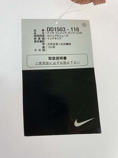 【中古美品】【メンズ】 NIKE ナイキ DD1503-118 WMNS DUNK LOW ウィメンズ ダンク ロー スニーカー シューズ 靴 166-241104-me-04-min サイズ：24cm US7 カラー：WHITE/ROSE WHISPER 万代Net店