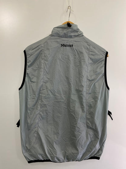 【中古品】【メンズ】 MARMOT マーモット NYLON VEST ナイロンベスト 144-241105-me-14-min サイズ：M カラー：グレー系 万代Net店