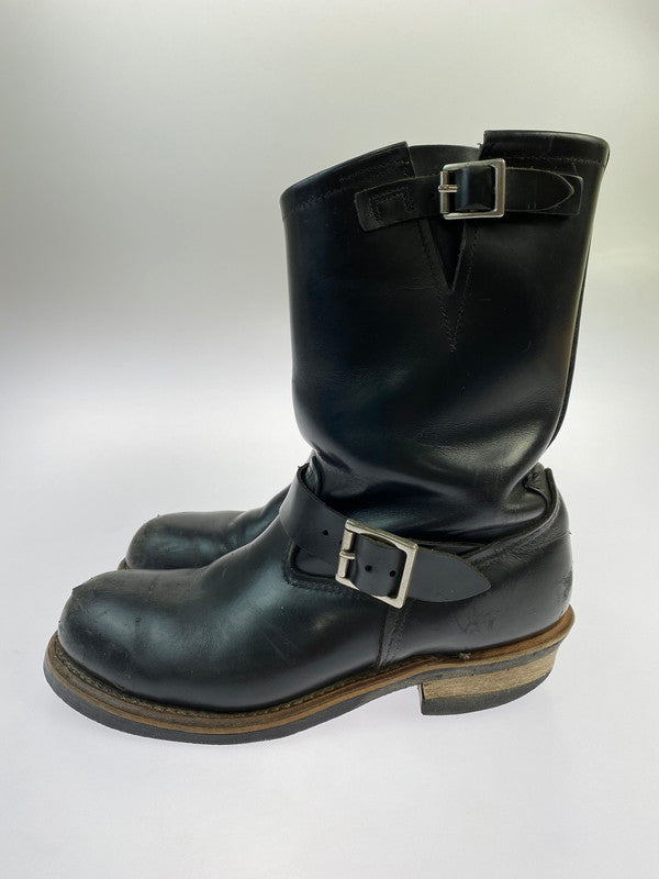 【現状渡し品】【メンズ】 RED WING レッドウィング 2268 ENGINEER BOOTS エンジニアブーツ 靴 164-241104-me-10-min サイズ：26.5cm US8.5 カラー：ブラック 黒 万代Net店