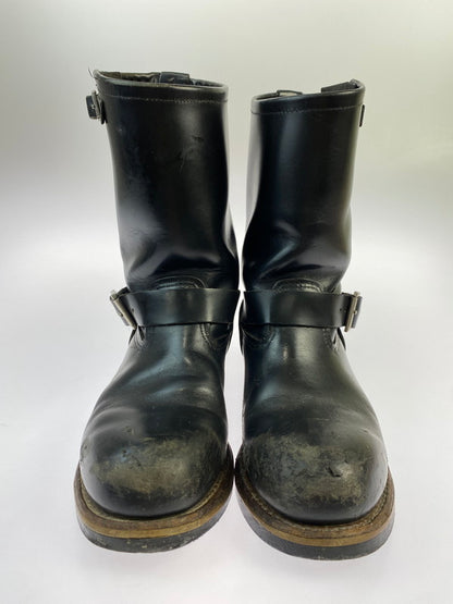 【現状渡し品】【メンズ】 RED WING レッドウィング 2268 ENGINEER BOOTS エンジニアブーツ 靴 164-241104-me-10-min サイズ：26.5cm US8.5 カラー：ブラック 黒 万代Net店