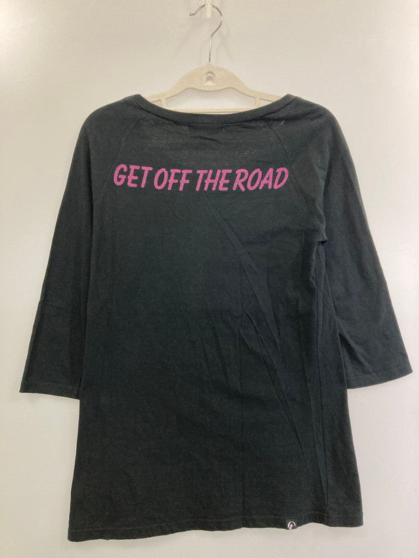 【中古品】【レディース】 HYSTERIC GLAMOUR ヒステリックグラマー T-SHIRT Tシャツ トップス 170-241122-yn-04-min サイズ：FREE カラー：ブラック 万代Net店