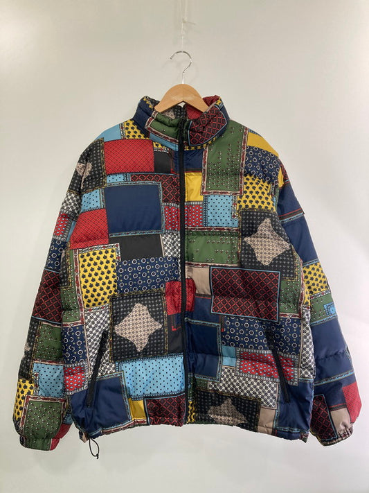 【中古品】【メンズ】 STUSSY ステューシー 115485 19AW PATCHWORK PUFFER JACKET パッチワーク パッファー ジャケット アウター 142-241105-me-25-min サイズ：XL カラー：マルチカラー 万代Net店