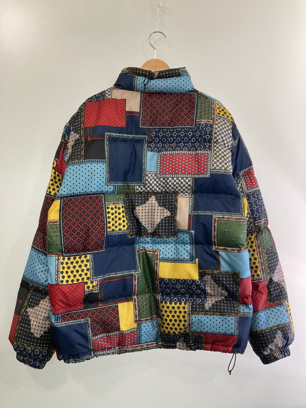 【中古品】【メンズ】 STUSSY ステューシー 115485 19AW PATCHWORK PUFFER JACKET パッチワーク パッファー ジャケット アウター 142-241105-me-25-min サイズ：XL カラー：マルチカラー 万代Net店