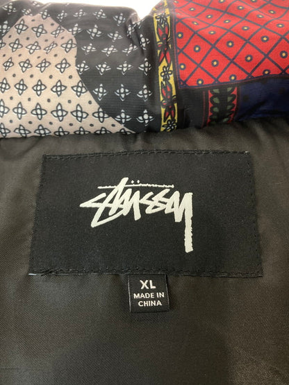 【中古品】【メンズ】 STUSSY ステューシー 115485 19AW PATCHWORK PUFFER JACKET パッチワーク パッファー ジャケット アウター 142-241105-me-25-min サイズ：XL カラー：マルチカラー 万代Net店