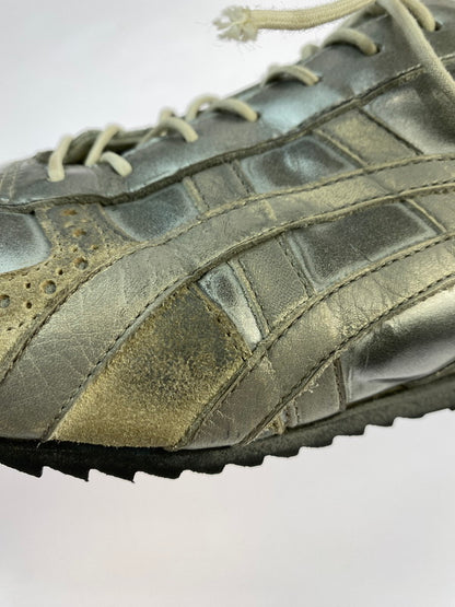 【中古品】【メンズ】 ONITSUKA TIGER オニツカタイガー THL8SO.9393 ULTIMATE TRAINER ローカットスニーカー 靴 シューズ スニーカー 162-241110-cn-1-min サイズ：28.0cm カラー：シルバー系 万代Net店