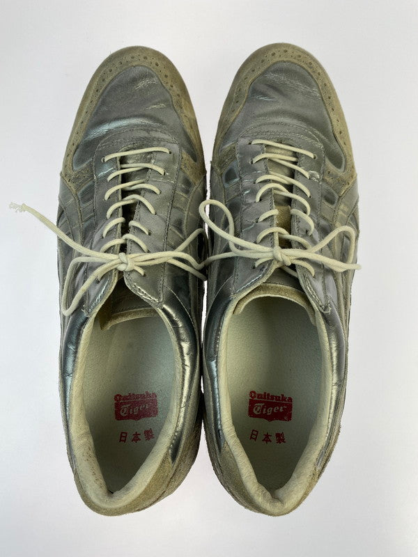 【中古品】【メンズ】 ONITSUKA TIGER オニツカタイガー THL8SO.9393 ULTIMATE TRAINER ローカットスニーカー 靴 シューズ スニーカー 162-241110-cn-1-min サイズ：28.0cm カラー：シルバー系 万代Net店