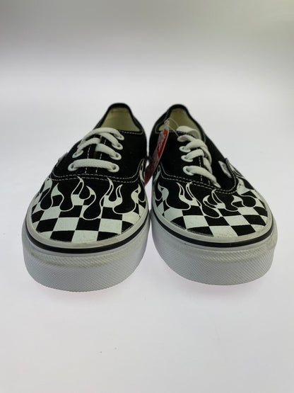 【中古美品】【レディース】 VANS バンズ VN0A38EMRX8 AUTHENTIC CHECKER FLAME オーセンティック チェッカー フレーム スニーカー シューズ 靴 166-241104-me-17-min サイズ：23.5cm US7 カラー：ブラック/ホワイト 万代Net店