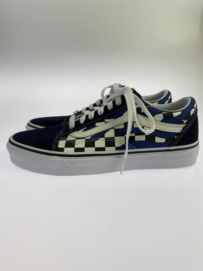 【中古品】【レディース】 VANS バンズ VN0A38G1RX6 OLD SKOOL CHECKER FLAME オールドスクール チェッカーフィルム スニーカー シューズ 靴 166-241104-me-18-min サイズ：24.0cm US7.5 カラー：ネイビー/ホワイト 万代Net店