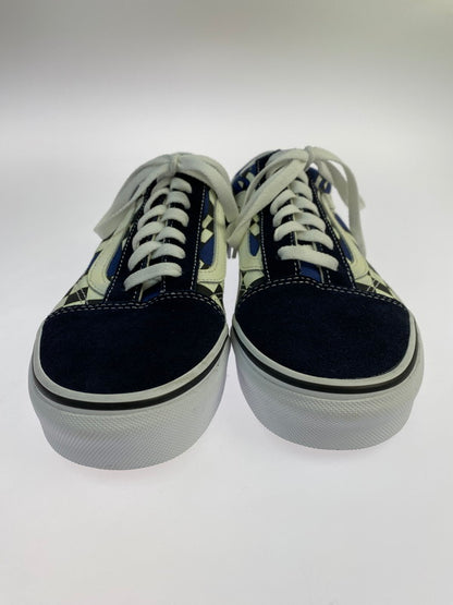 【中古品】【レディース】 VANS バンズ VN0A38G1RX6 OLD SKOOL CHECKER FLAME オールドスクール チェッカーフィルム スニーカー シューズ 靴 166-241104-me-18-min サイズ：24.0cm US7.5 カラー：ネイビー/ホワイト 万代Net店