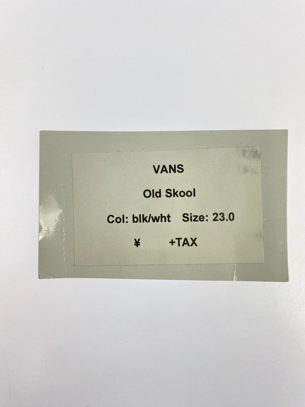 【中古品】【レディース】 VANS バンズ VN0A38G1UJG OLD SKOOL FLAME CUT OUT オールドスクール フィルム カット アウト スニーカー シューズ 靴 166-241104-me-21-min サイズ：23.0cm US6.5 カラー：ブラック/ホワイト 万代Net店